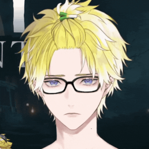 a close up of a person 's face with glasses and a bow in their hair