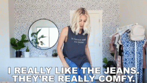 Jeans Comfy GIF - Jeans Comfy Silly GIFs