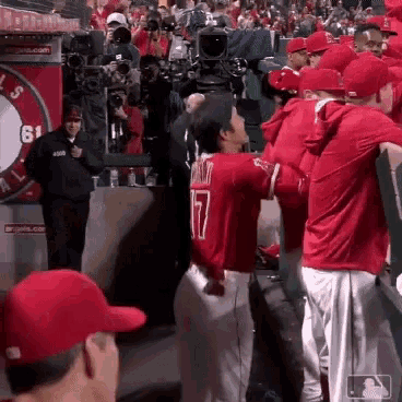 Ohtani Group Hug GIF