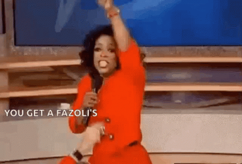 Oprah Oprah Winfrey GIF - Oprah Oprah Winfrey You Get Fazolis GIFs