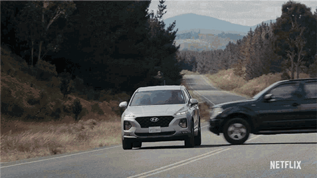 Car Accident Andy Oliver GIF - Car Accident Andy Oliver Bella Heathcote GIFs