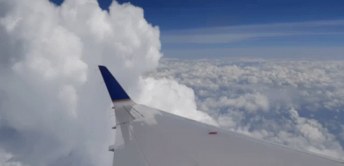Plane Clouds GIF - Plane Clouds Wow GIFs