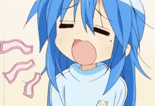 Konata Yawn GIF - Konata Yawn Anime GIFs