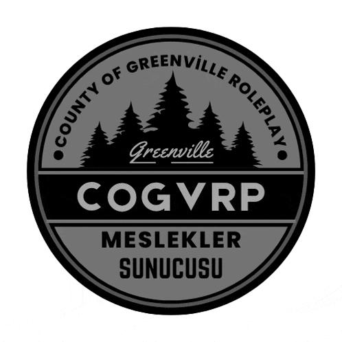 a logo for the county of greenville roleplay with trees in the background