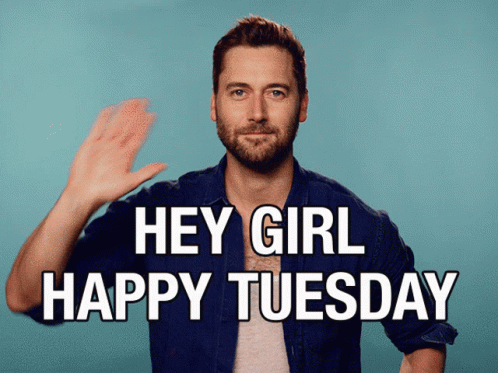 Hey Girl Happy Tuesday GIF - Hey Girl Happy Tuesday Wave GIFs