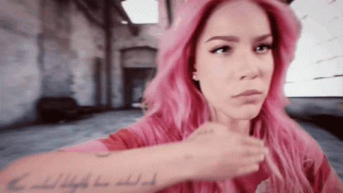 Halsey Be Kind GIF - Halsey Be Kind Punches GIFs