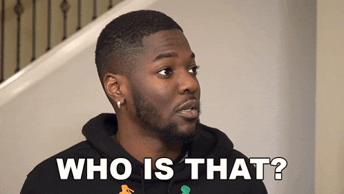 a man with a beard says who is that