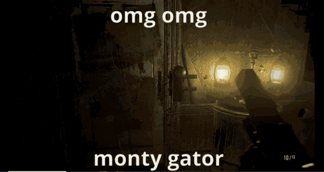 a screenshot of a video game that says monty gator on the bottom