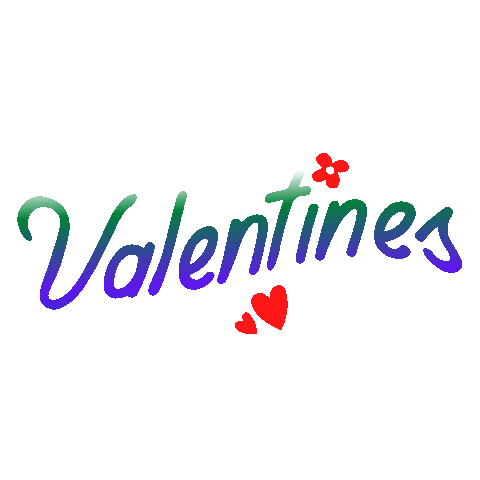 a valentine 's day graphic with hearts and flowers