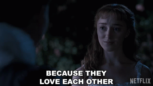 Because They Love Each Other Phoebe Dynevor GIF - Because They Love Each Other Phoebe Dynevor Daphne Bridgerton GIFs