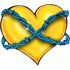 للحبيب Hearts In Chains GIF - للحبيب Hearts In Chains Yellow Heart GIFs