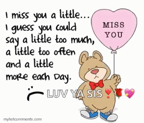 Miss You Heart GIF