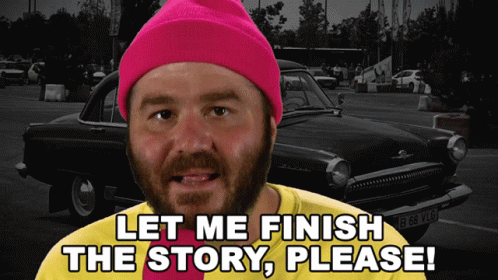 Let Me Finish The Story Please James Pumphrey GIF - Let Me Finish The Story Please James Pumphrey Donut Media GIFs