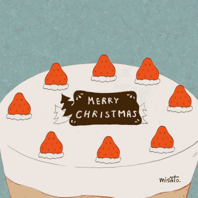 Merry Christmas Cake GIF - Merry Christmas Cake Santa Clause GIFs