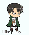 a cartoon of a man holding a cat with the words `` i like pussy '' written below him .