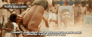 I Couldn'T Understond That O Gopld Medal Is A Gold Medal.Whether A Girl Wins It Or A Boy..Gif GIF - I Couldn'T Understond That O Gopld Medal Is A Gold Medal.Whether A Girl Wins It Or A Boy. Dangal Hindi GIFs