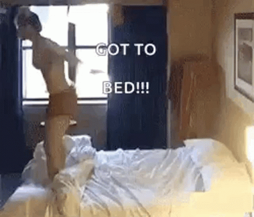 Back Spring Got To Bed GIF