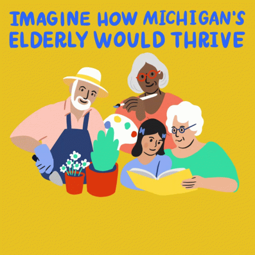 Imagine How Michigans Elderly Would Thrive If The Rich Contributed What They Owe Us GIF - Imagine How Michigans Elderly Would Thrive If The Rich Contributed What They Owe Us Taxes GIFs