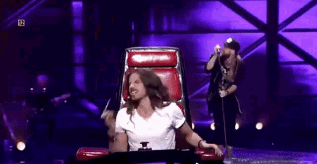 Michal Szpak Headbang GIF - Michal Szpak Headbang The Voice GIFs
