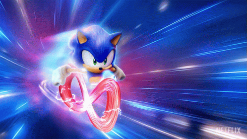 Running Away Sonic The Hedgehog GIF - Running Away Sonic The Hedgehog Sonic Prime GIFs