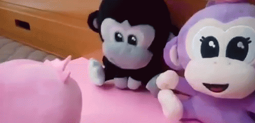 Monkey Stuffed Toy GIF - Monkey Stuffed Toy GIFs