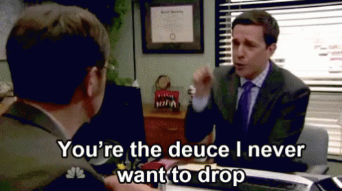 The Office Deuce GIF - The Office Deuce Andy GIFs