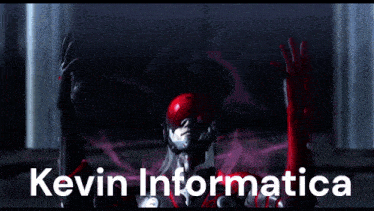 kevin informatica is written on the bottom of a video game screen