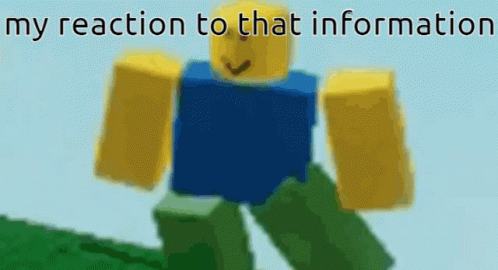 Dance Roblox GIF - Dance Roblox My Reaction To That Information GIFs