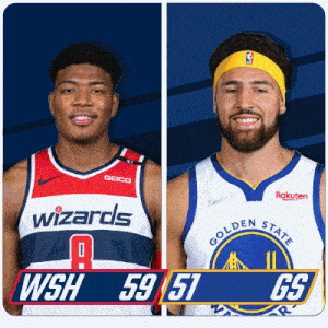two basketball players from the wizards and the golden state warriors