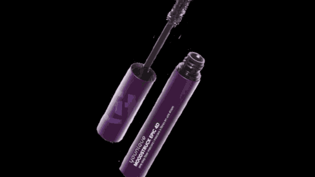 a purple tube of mascara that says moodstruck epic