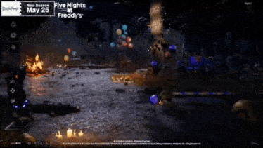 a video game called five nights at freddy 's is being played
