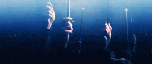 Wands GIF - Wands Up Harry Potter GIFs