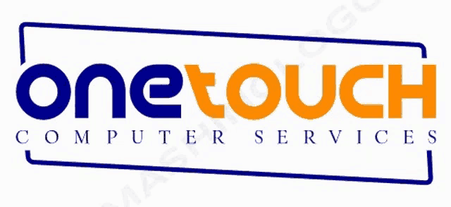 a logo for onetouch computer services is shown
