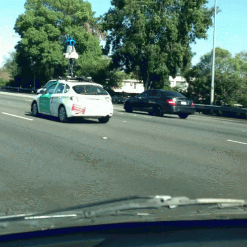 Google Car GIF