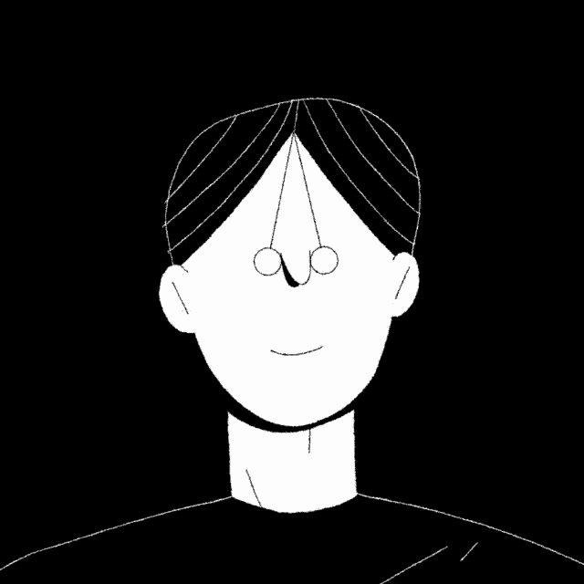 a black and white drawing of a man 's face with a hypnotic device hanging from his head .