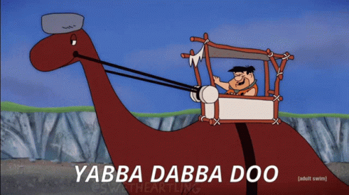 Fred Flintstone Yabba Dabba Doo GIF - Fred Flintstone Yabba Dabba Doo Fred Flintstone Dies GIFs