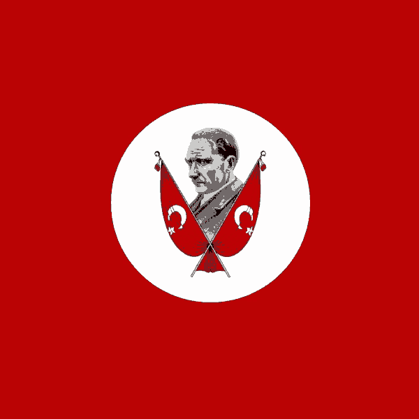 a white circle with the words 29 ekim cumhuriyet bayramimiz written on it