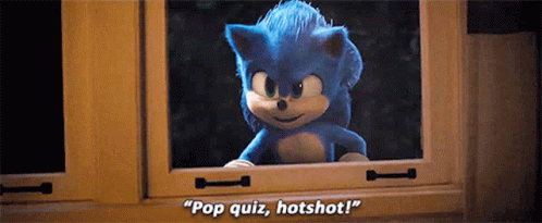 Sonic Pop Quiz Hotshot GIF - Sonic Pop Quiz Hotshot Pop Quiz GIFs
