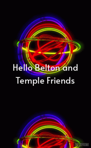 Hello Belton And Temple Friends Colorful GIF - Hello Belton And Temple Friends Colorful Spinning GIFs