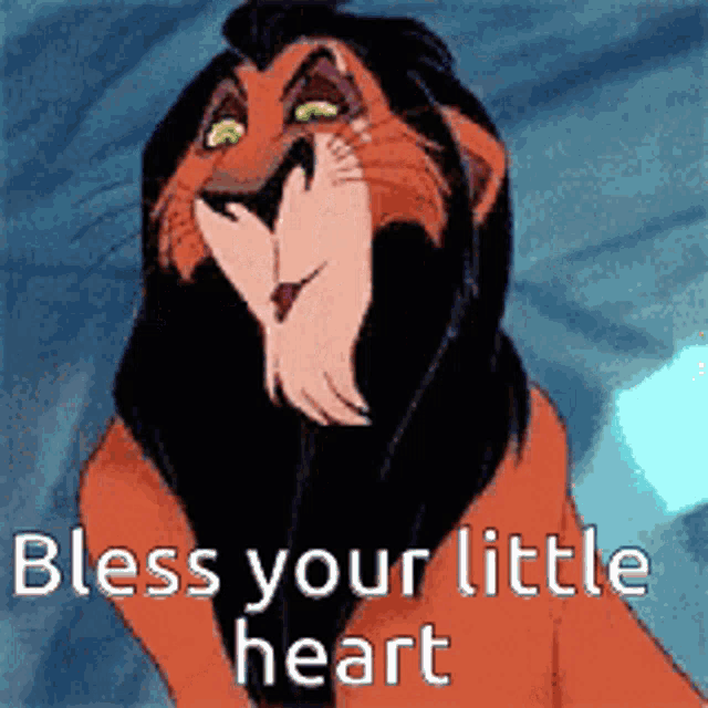 Scar Lion King GIF - Scar Lion King Bless Your Little Heart GIFs