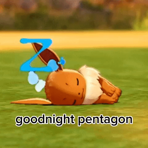 Goodnight Pentagon GIF - Goodnight Pentagon GIFs