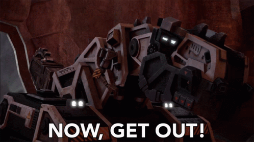 Now Get Out D Structs GIF - Now Get Out D Structs Dinotrux GIFs