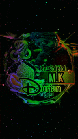 a logo for co-captain m.k durian official
