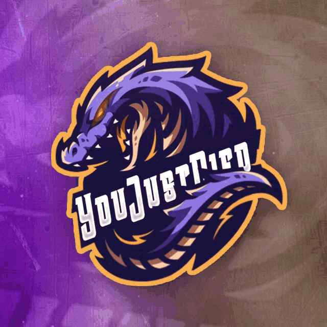 a logo for a company called youjustpro with a dragon