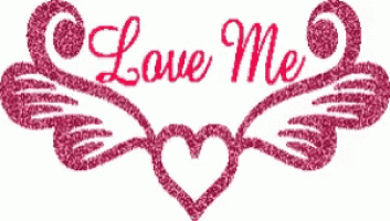a sign that says love me with a heart and hands