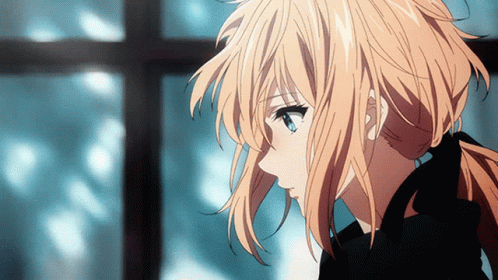 Anime Anime Girl Sad GIF - Anime Anime Girl Sad Violet Evergarden GIFs
