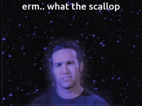 Pete Wentz What The Scallop GIF - Pete Wentz What The Scallop Fall Out Boy GIFs