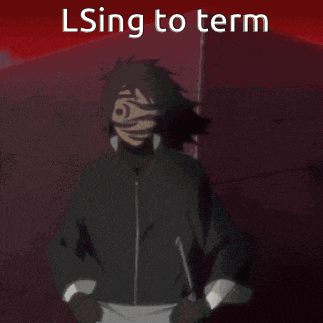 two anime characters are standing next to each other and the words lsing to term are above them