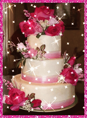 Cake Wedding Cake GIF - Cake Wedding Cake Sparkle GIFs