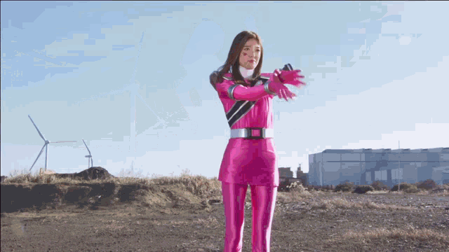 Mashin Sentai Kiramager Sayo Oharu GIF - Mashin Sentai Kiramager Sayo Oharu Kiramai Pink GIFs